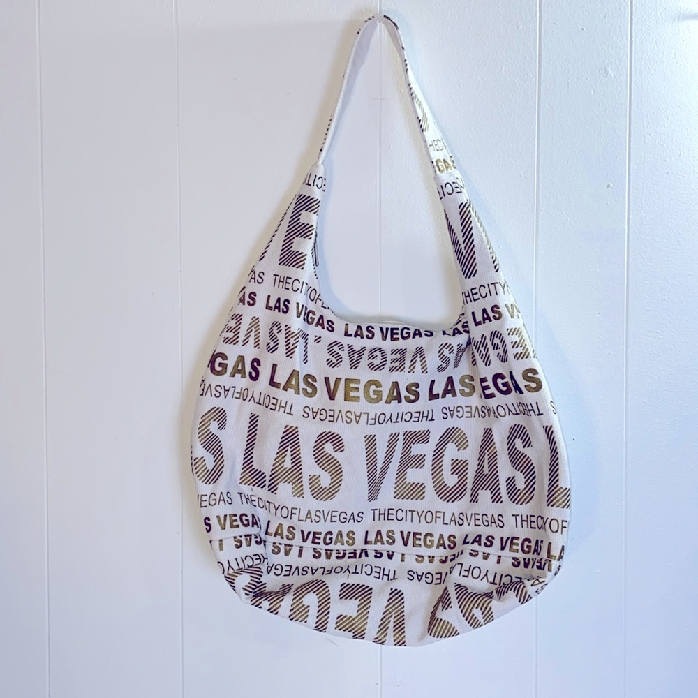 Robin Ruth Las Vegas Bag- White and Gold